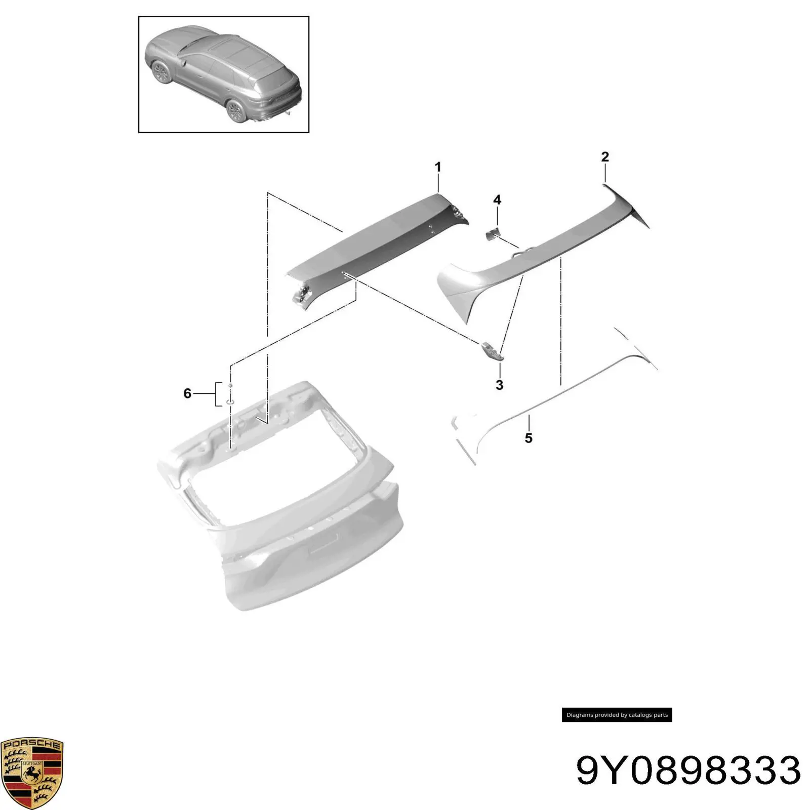  Porsche 9Y0898333 ціна, від 9.60 USD