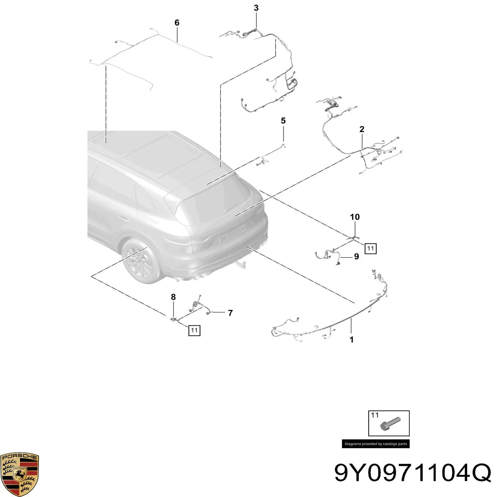  9Y0971104Q Porsche