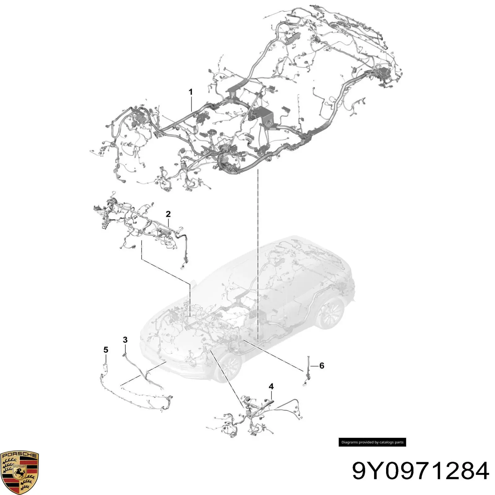 9Y0971284 Porsche 