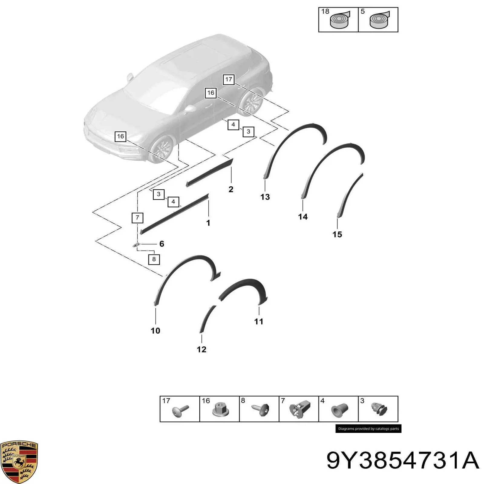 9Y3854731A Porsche 