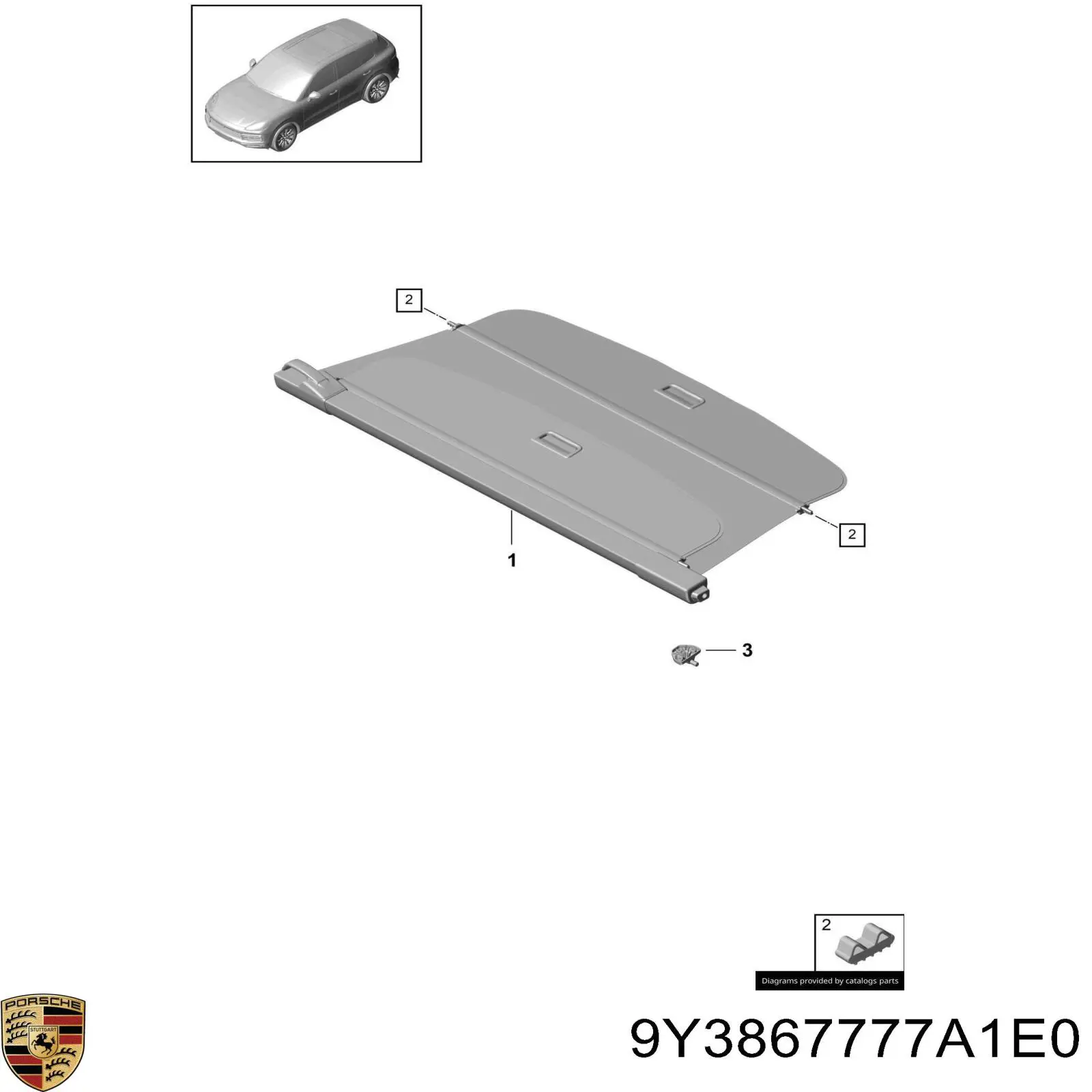 9Y3867777A1E0 Porsche 