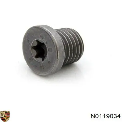 Заглушка блоку циліндрів N0119034 Porsche