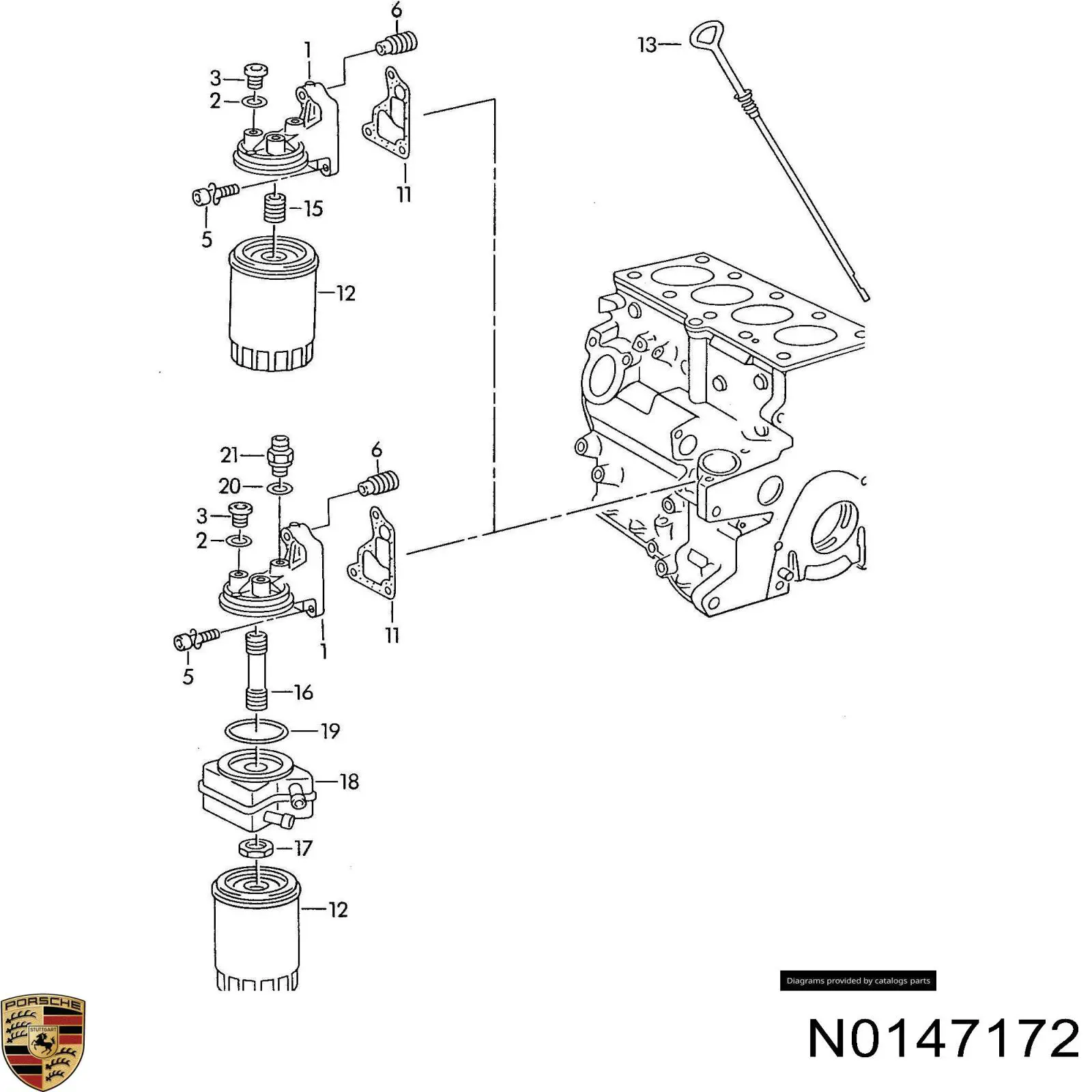  Porsche N0147172 ціна, від 1.89 USD