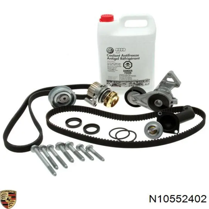 Комплект болтів передньої підвіски VAG N10552401 ціна, від 4.33 USD