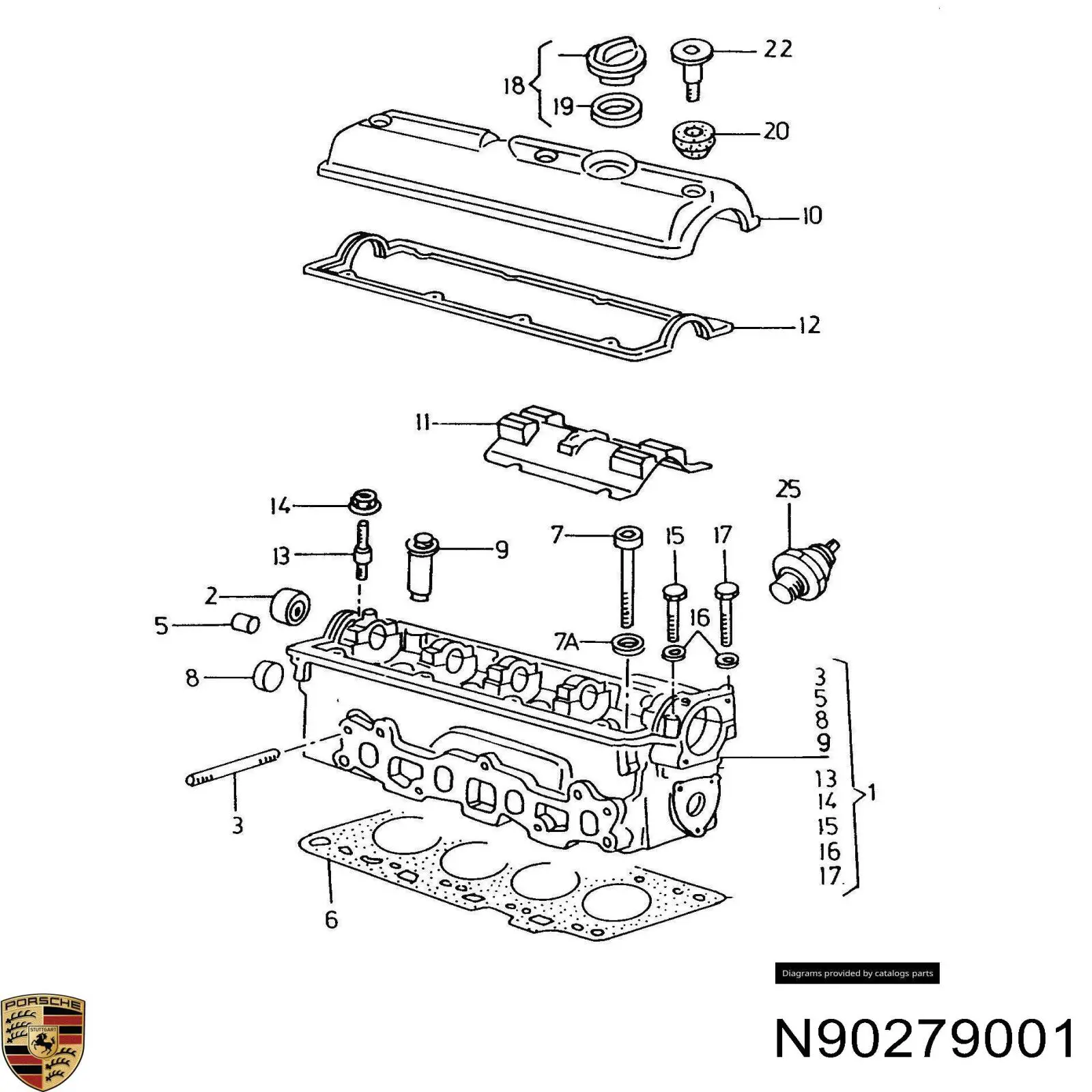  N90279001 Porsche