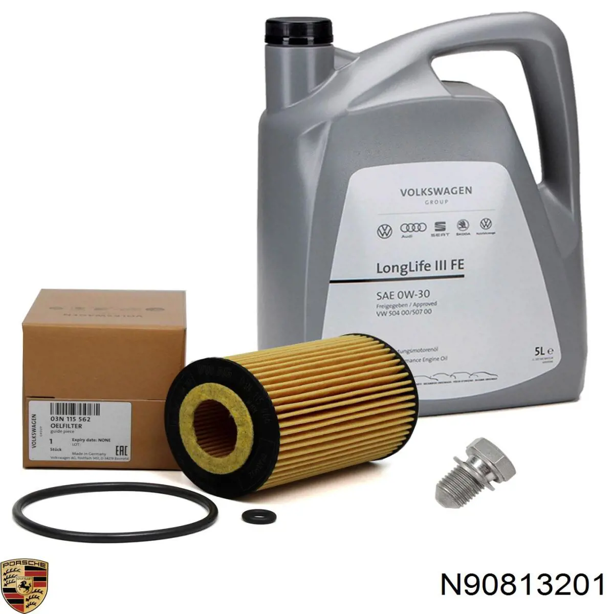 Пробка піддона двигуна Porsche N90813201 ціна, від 1.49 USD