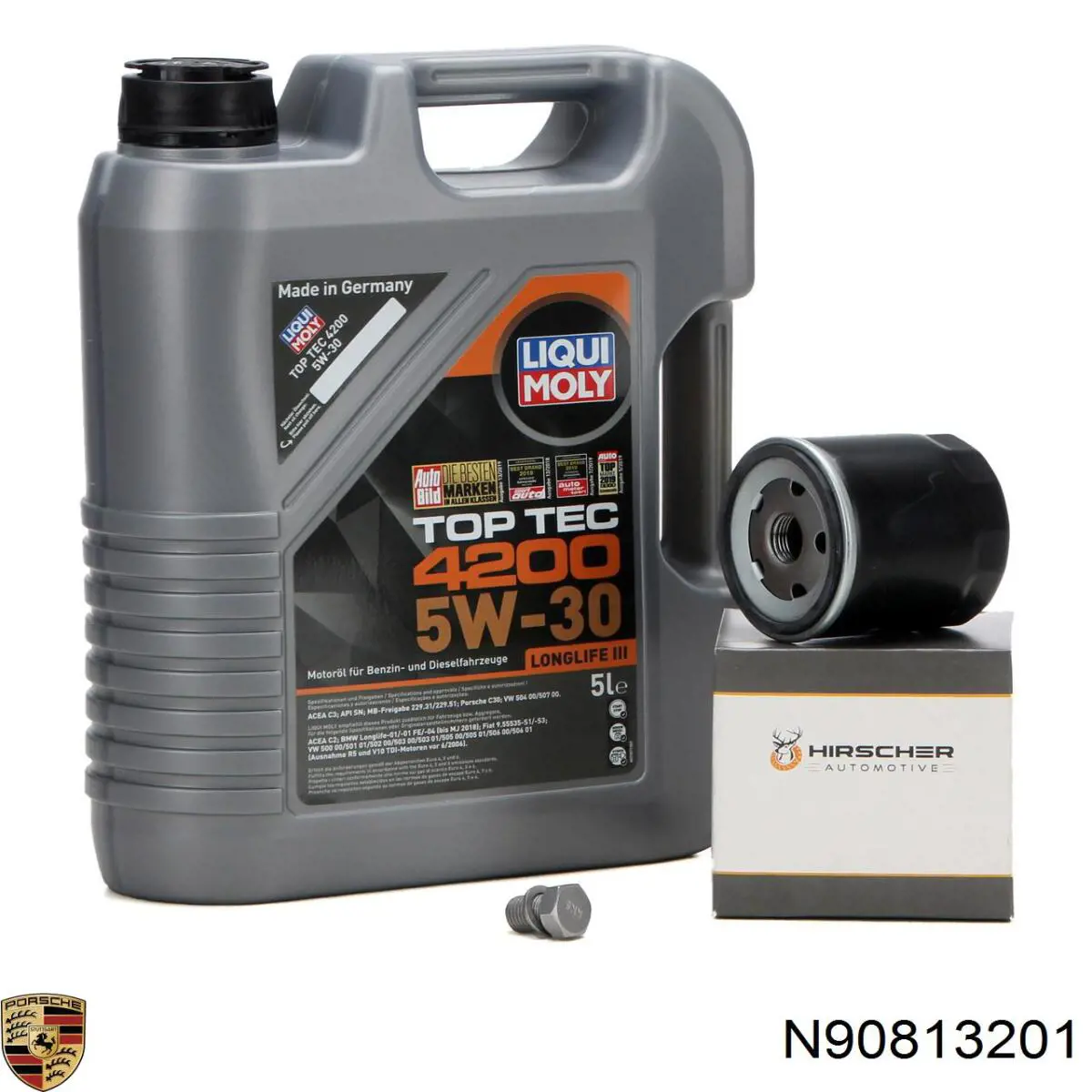 Купити N90813201 Porsche Пробка піддона двигуна