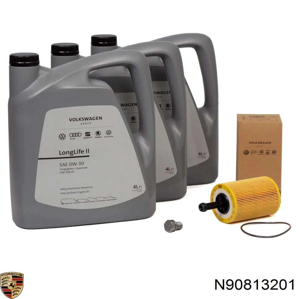 Болт піддона Porsche N90813201