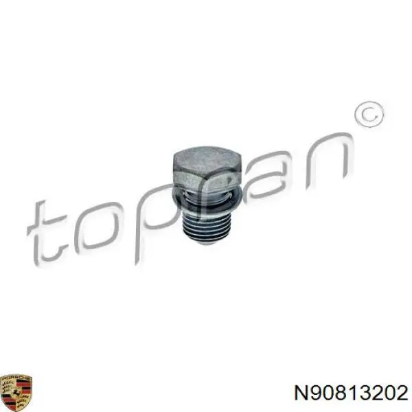 Пробка піддона двигуна Porsche N90813202 ціна, від 1.44 USD