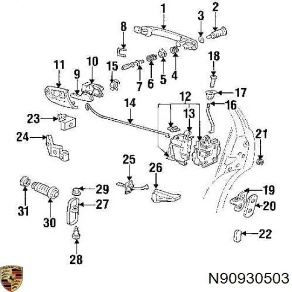  N90930503 Porsche