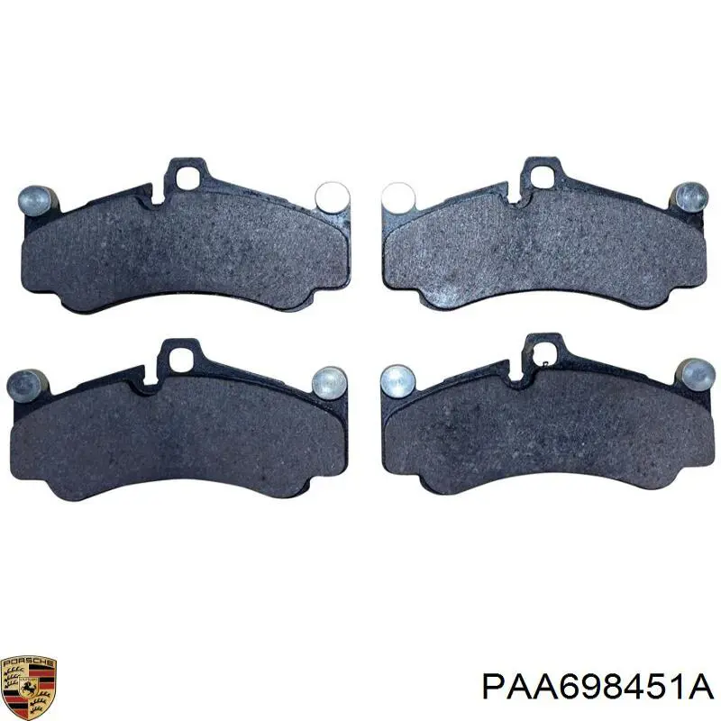Задні гальмівні колодки Porsche PAA698451A ціна, від 97.40 USD
