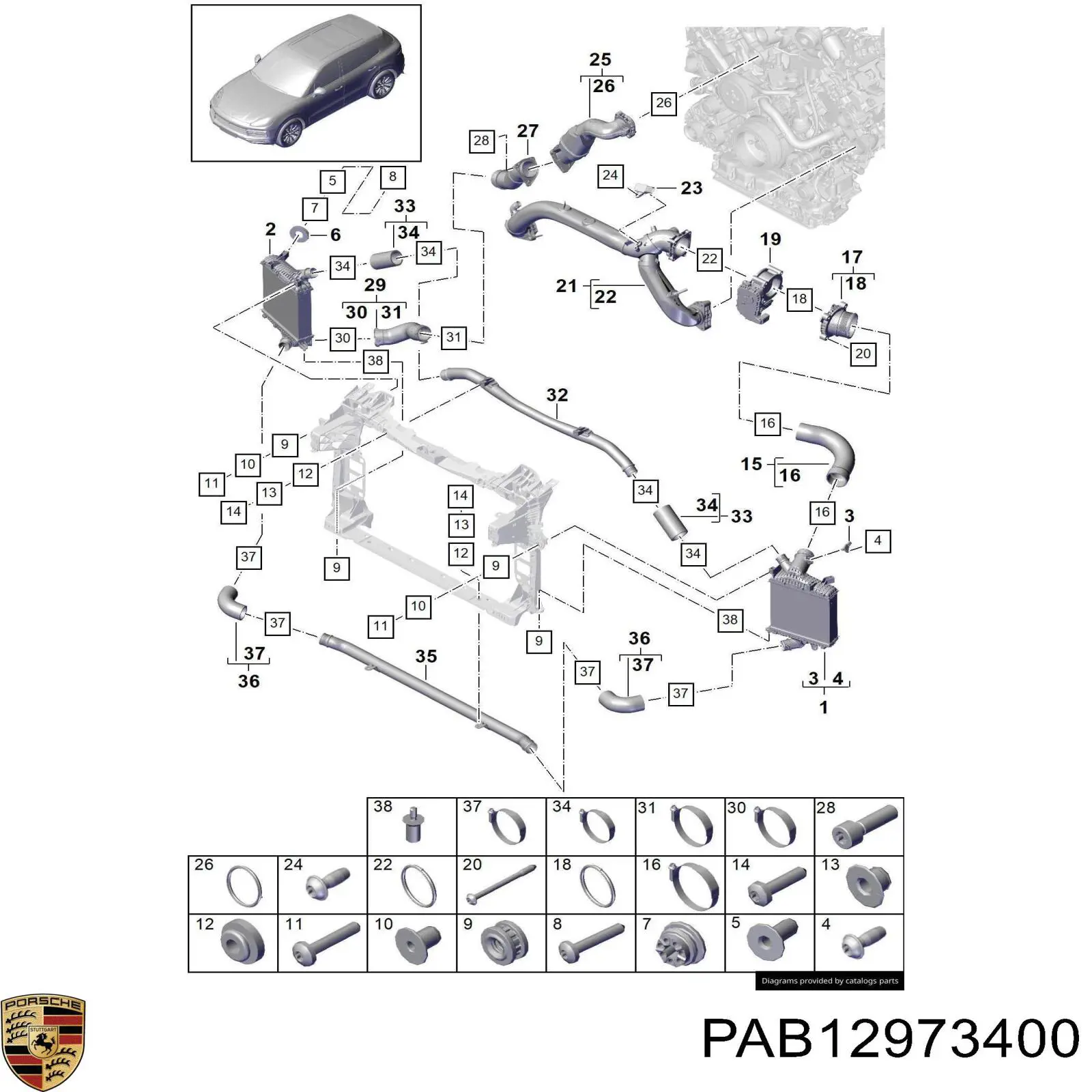  Porsche PAB12973400 ціна, від 5.77 USD