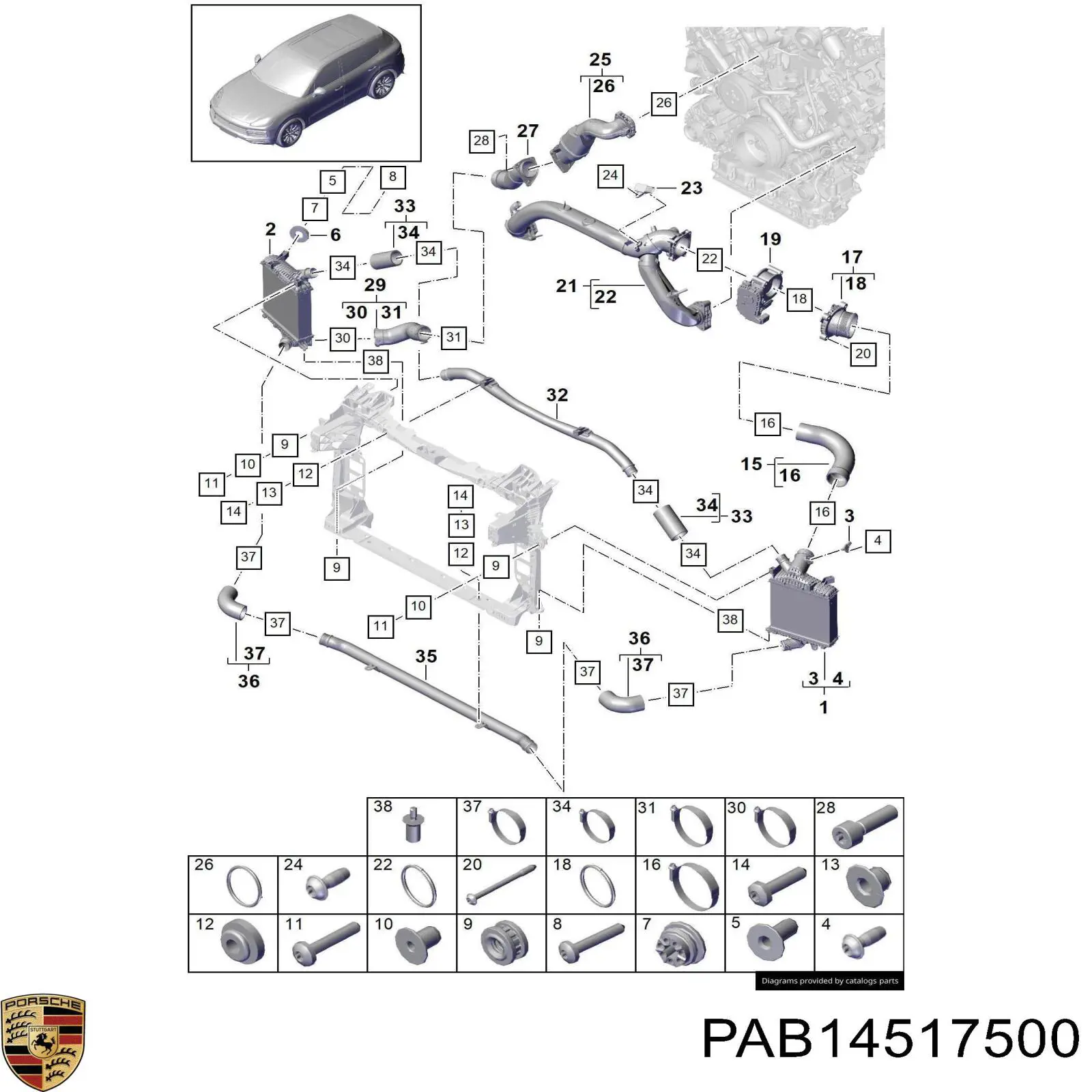PAB14517500 Porsche 