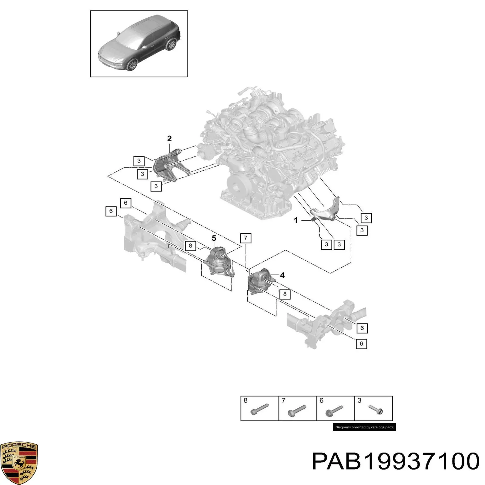  PAB19937100 Porsche