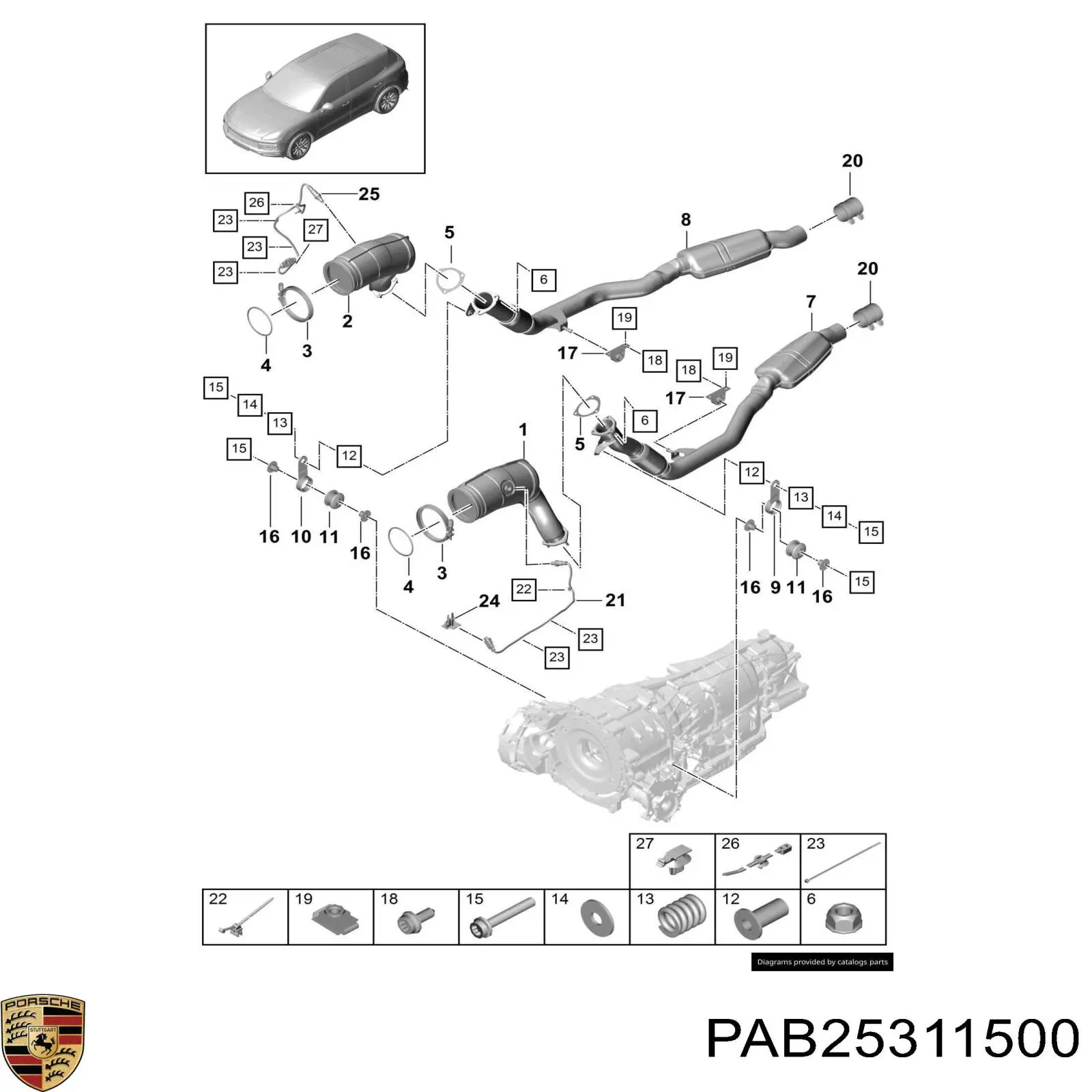 PAB25311500 Porsche 