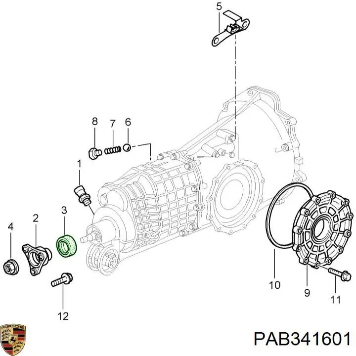  Porsche PAB341601 ціна, від 264.79 USD