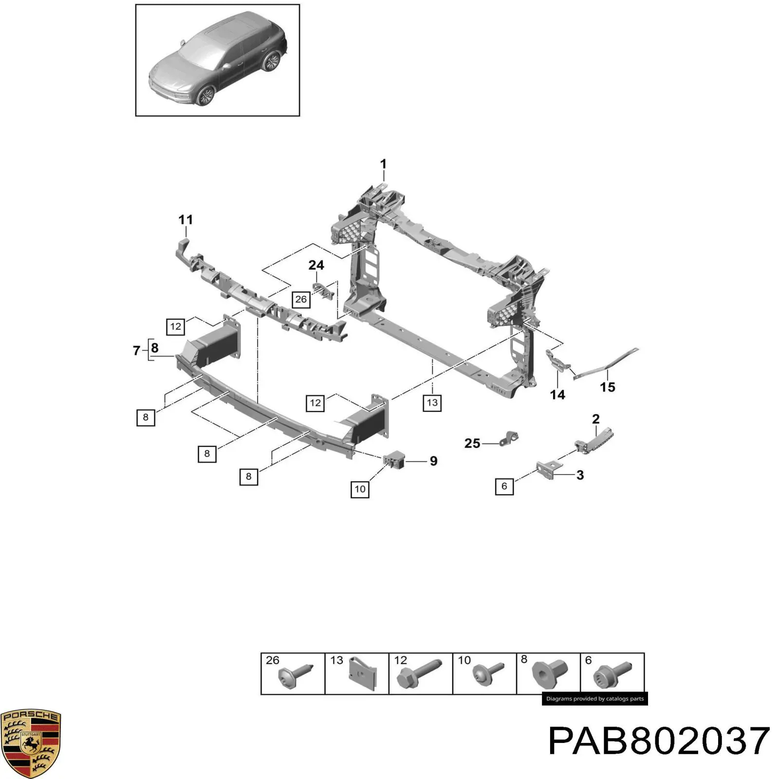 PAB802037 Porsche 