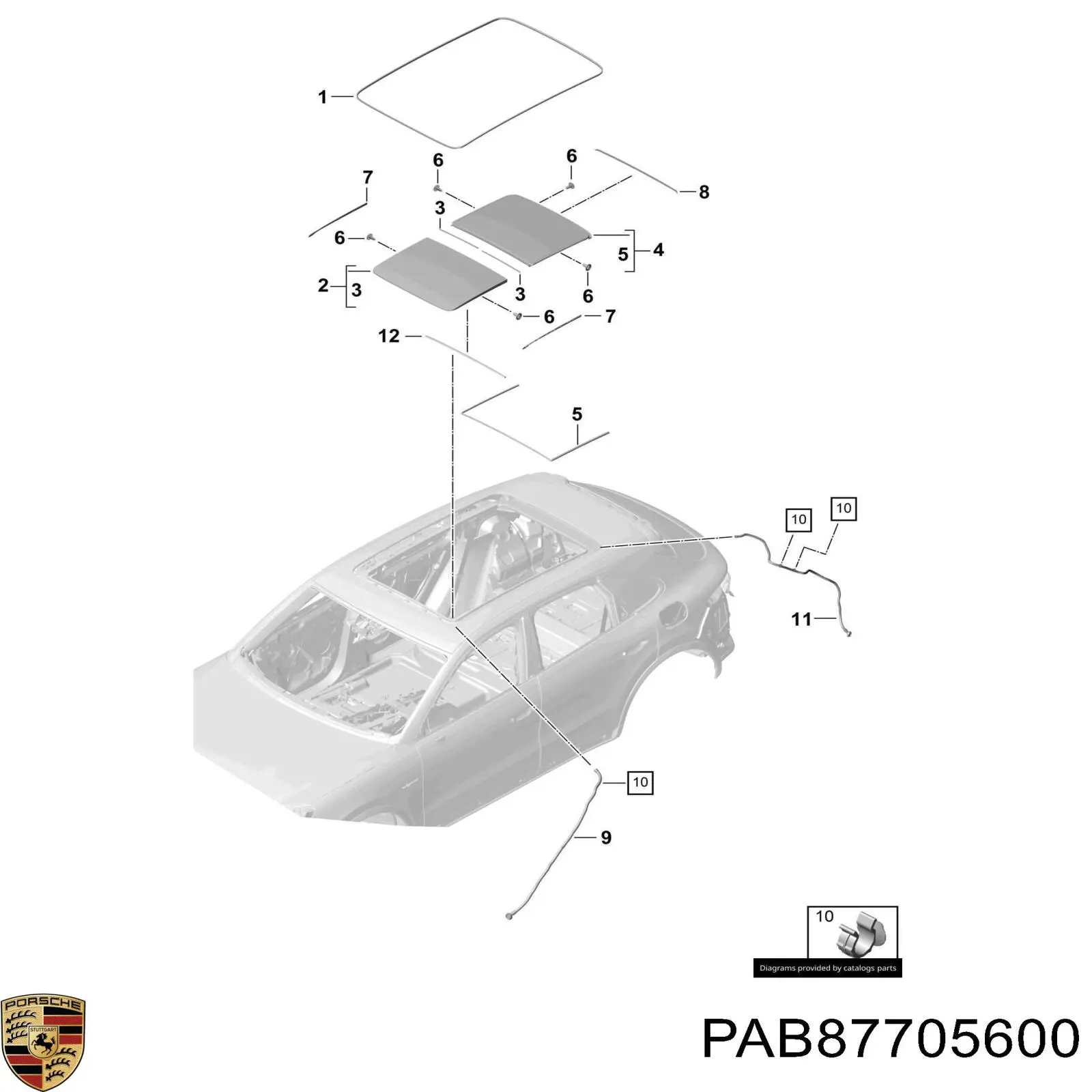  PAB87705600 Porsche