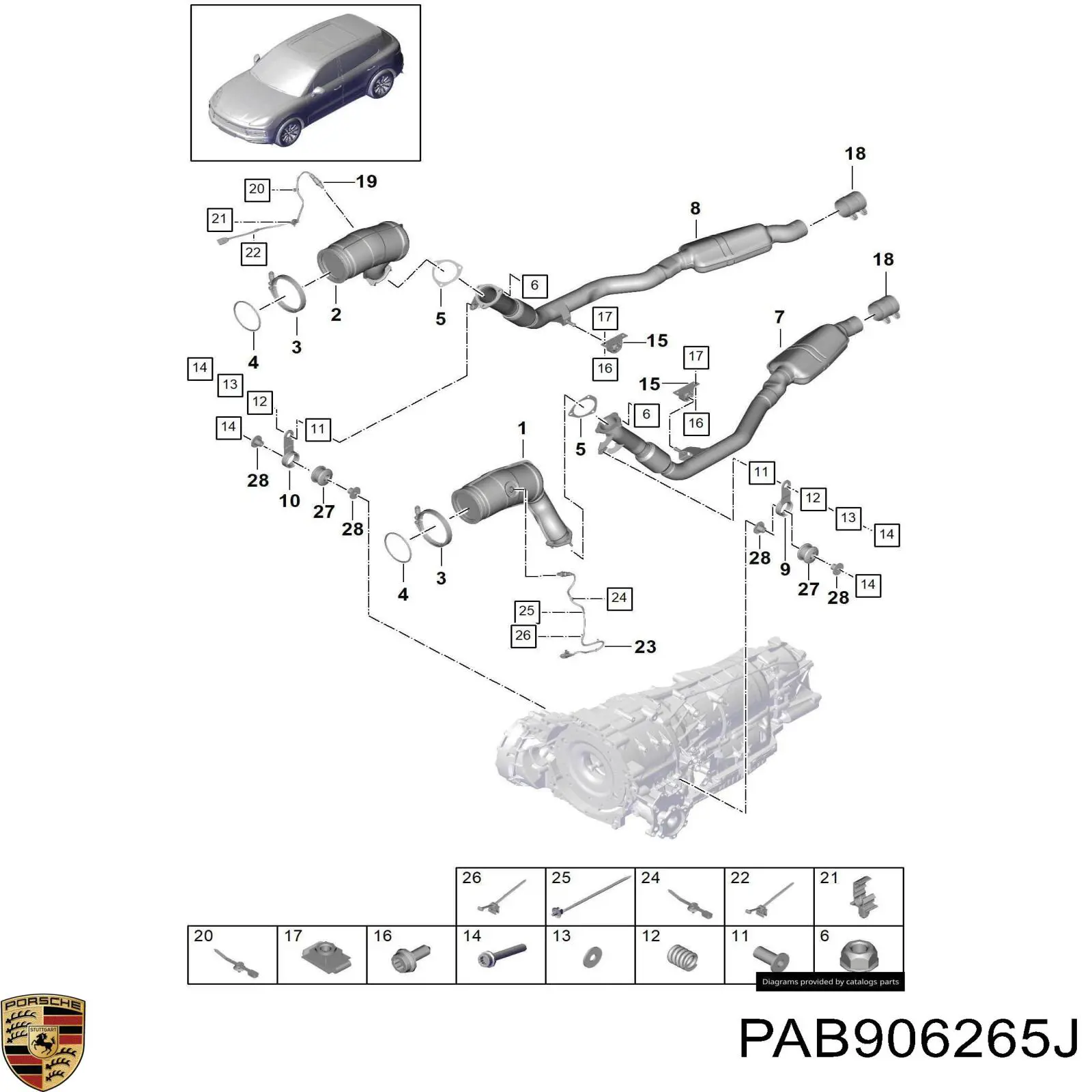PAB906265J Porsche 