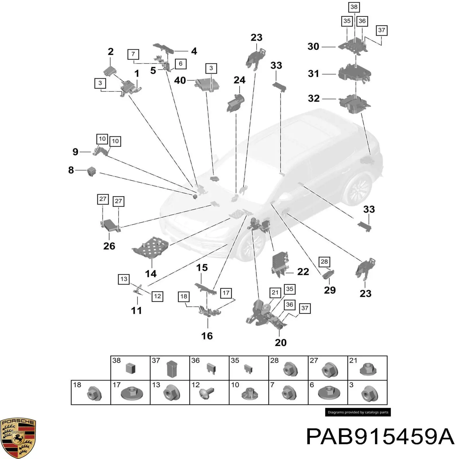  PAB915459A Porsche