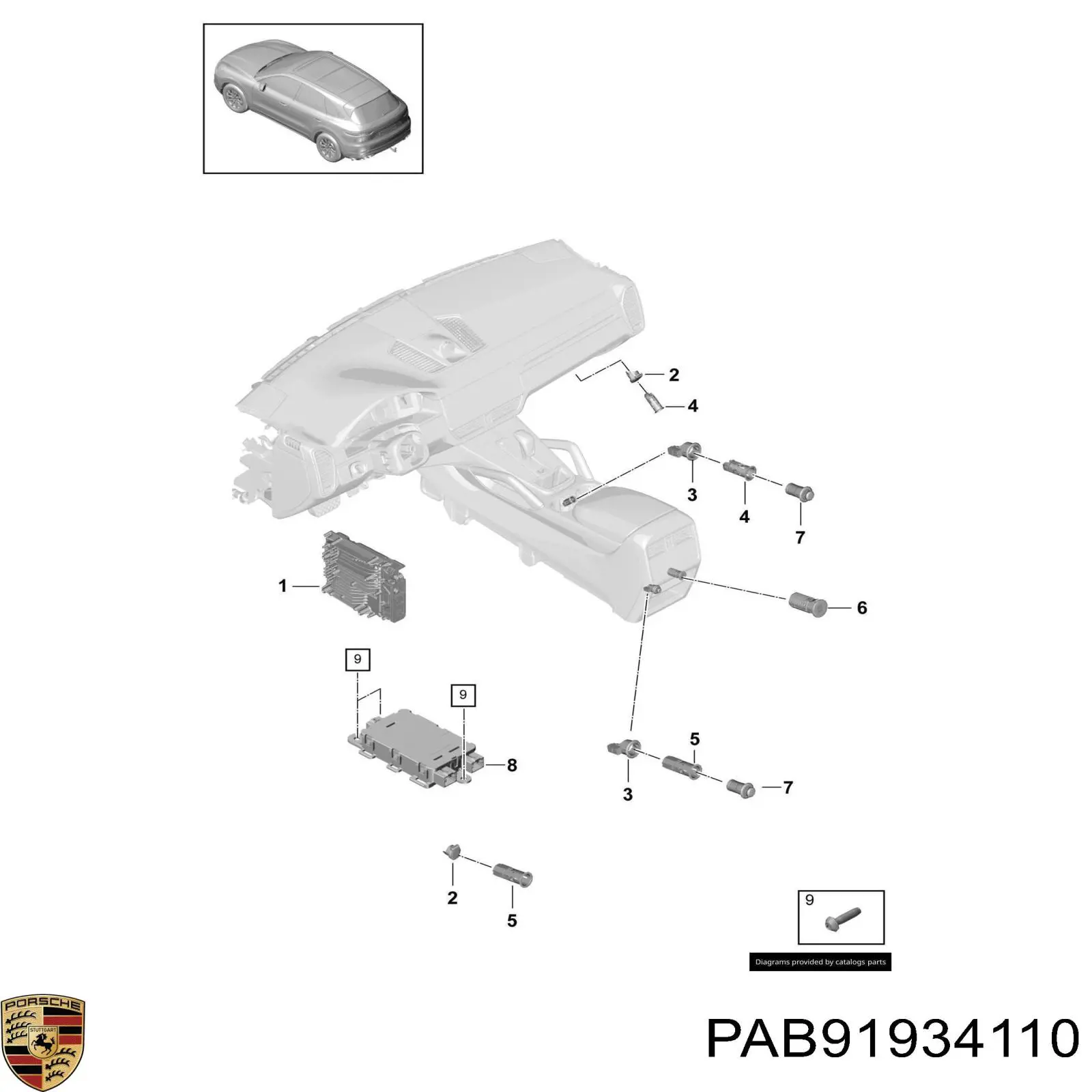 PAB91934110 Porsche 