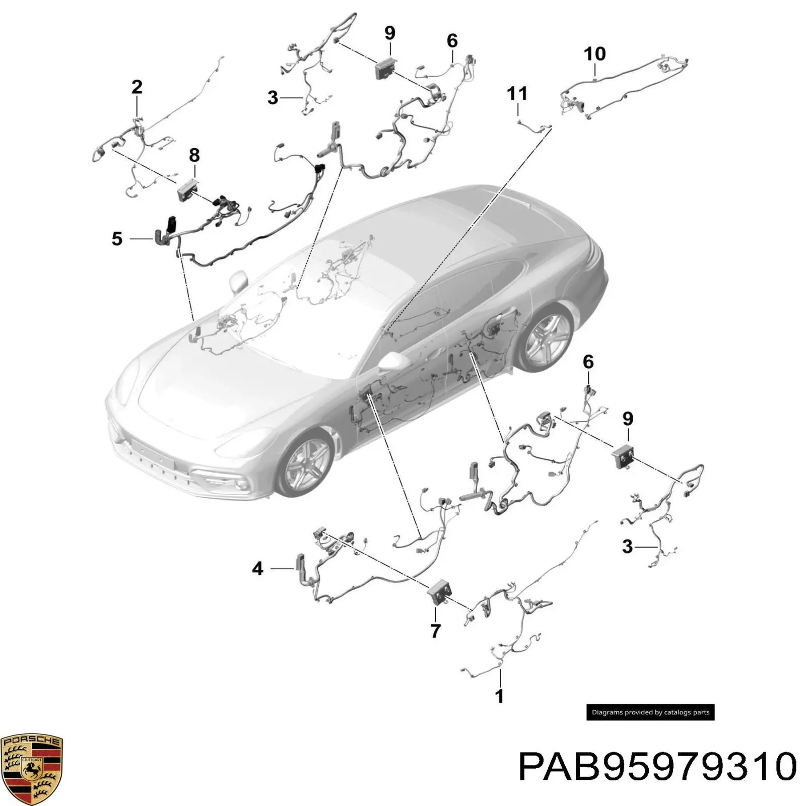  Porsche PAB95979310 ціна, від 62.08 USD