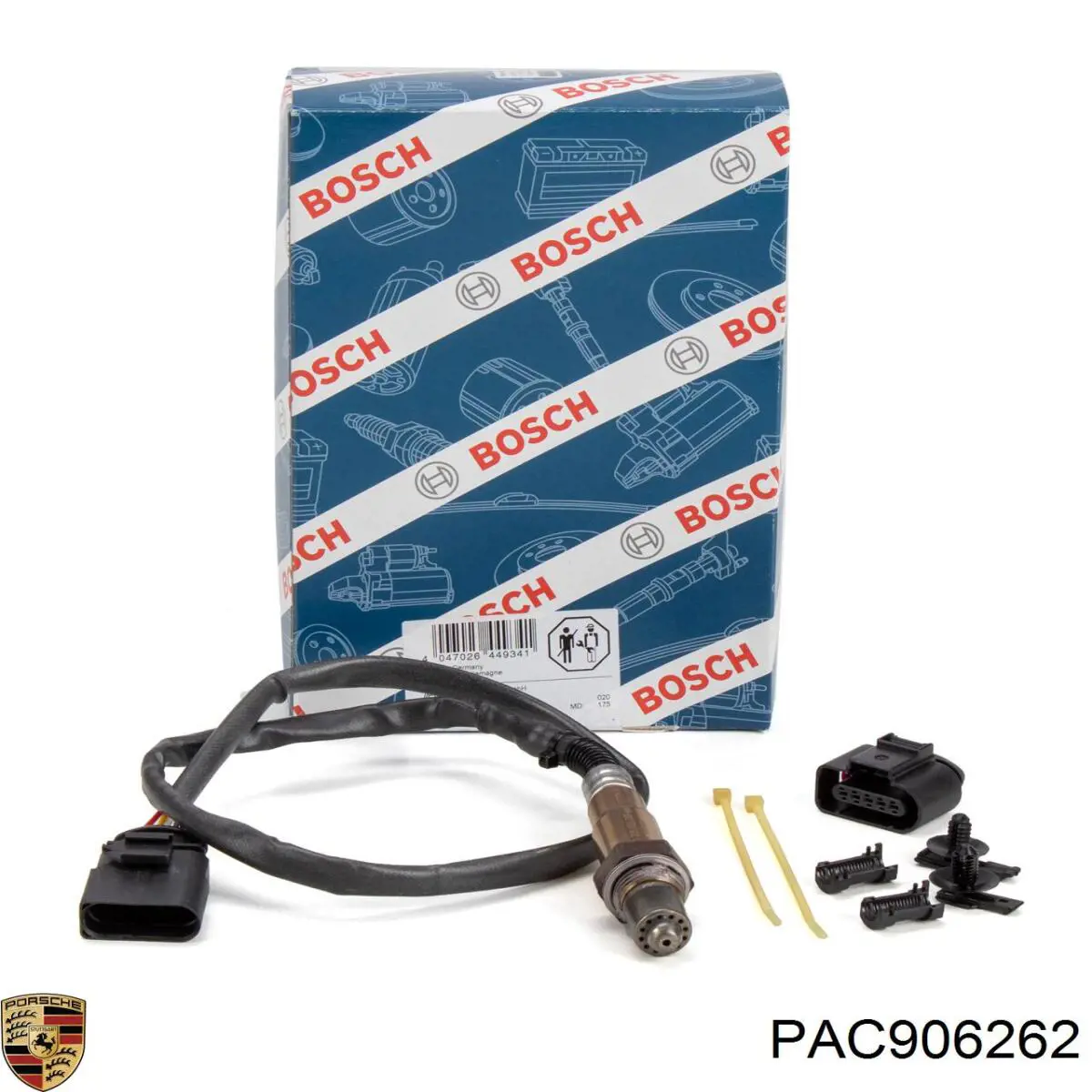 PAC906262 Porsche Лямбдазонд, датчик кисню до каталізатора