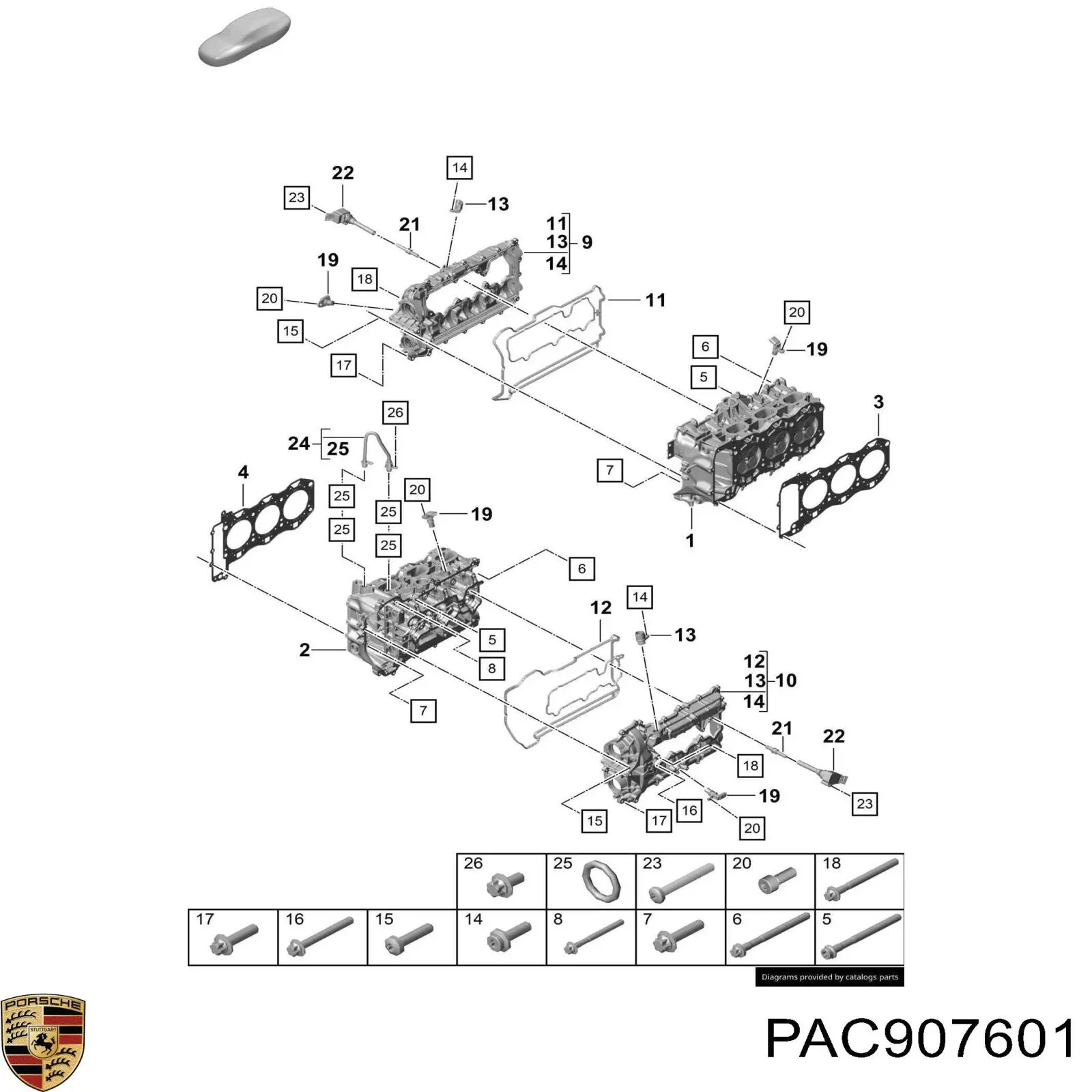PAC907601 Porsche 