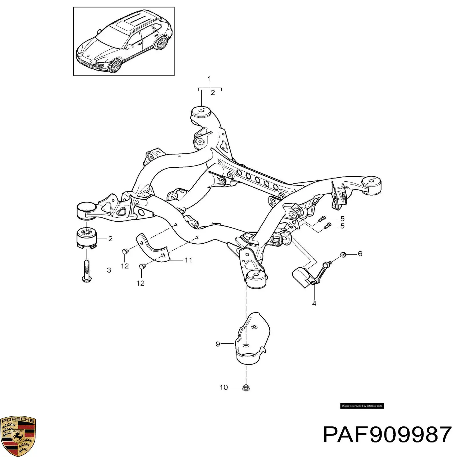 PAF909987 Porsche 