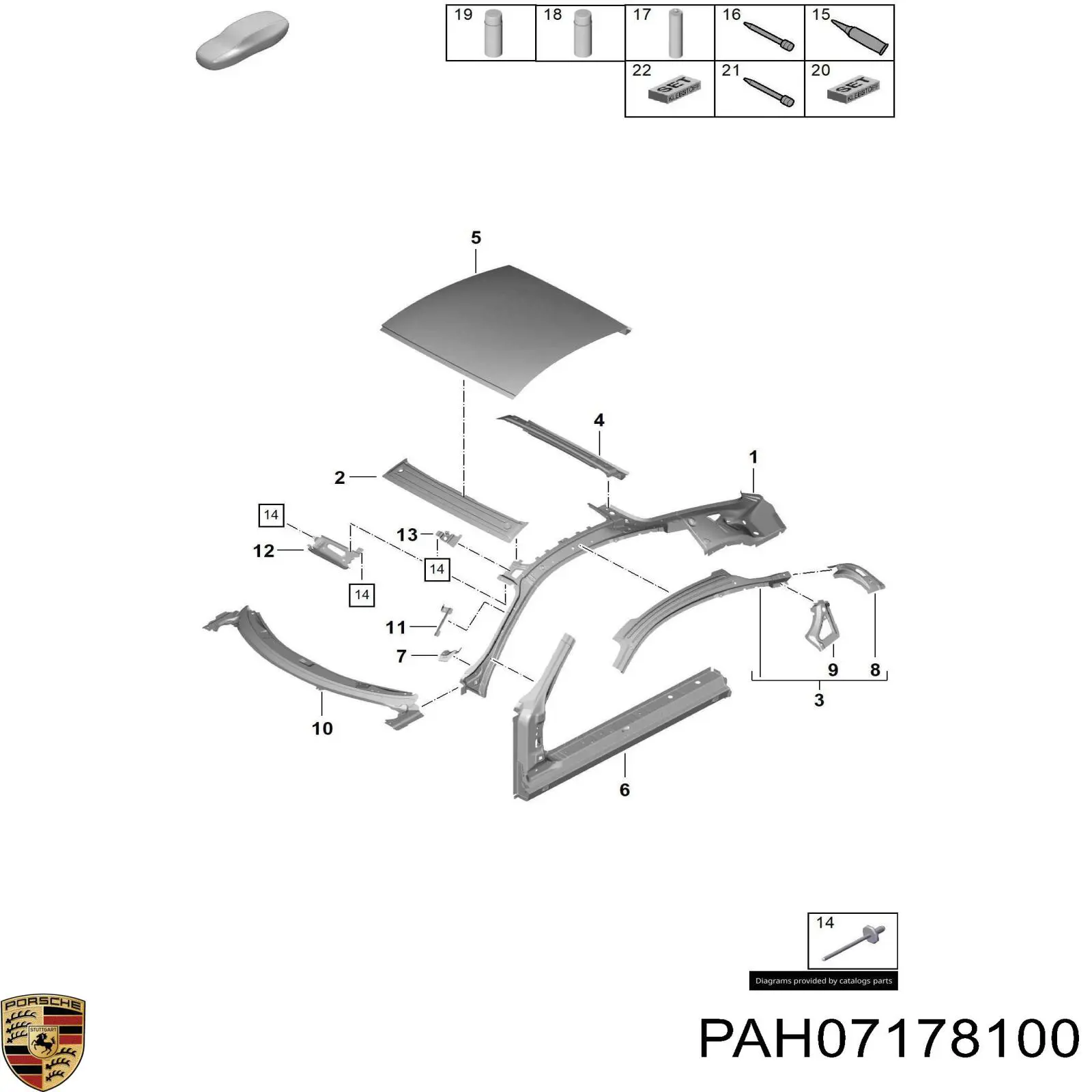  PAH07178100 Porsche