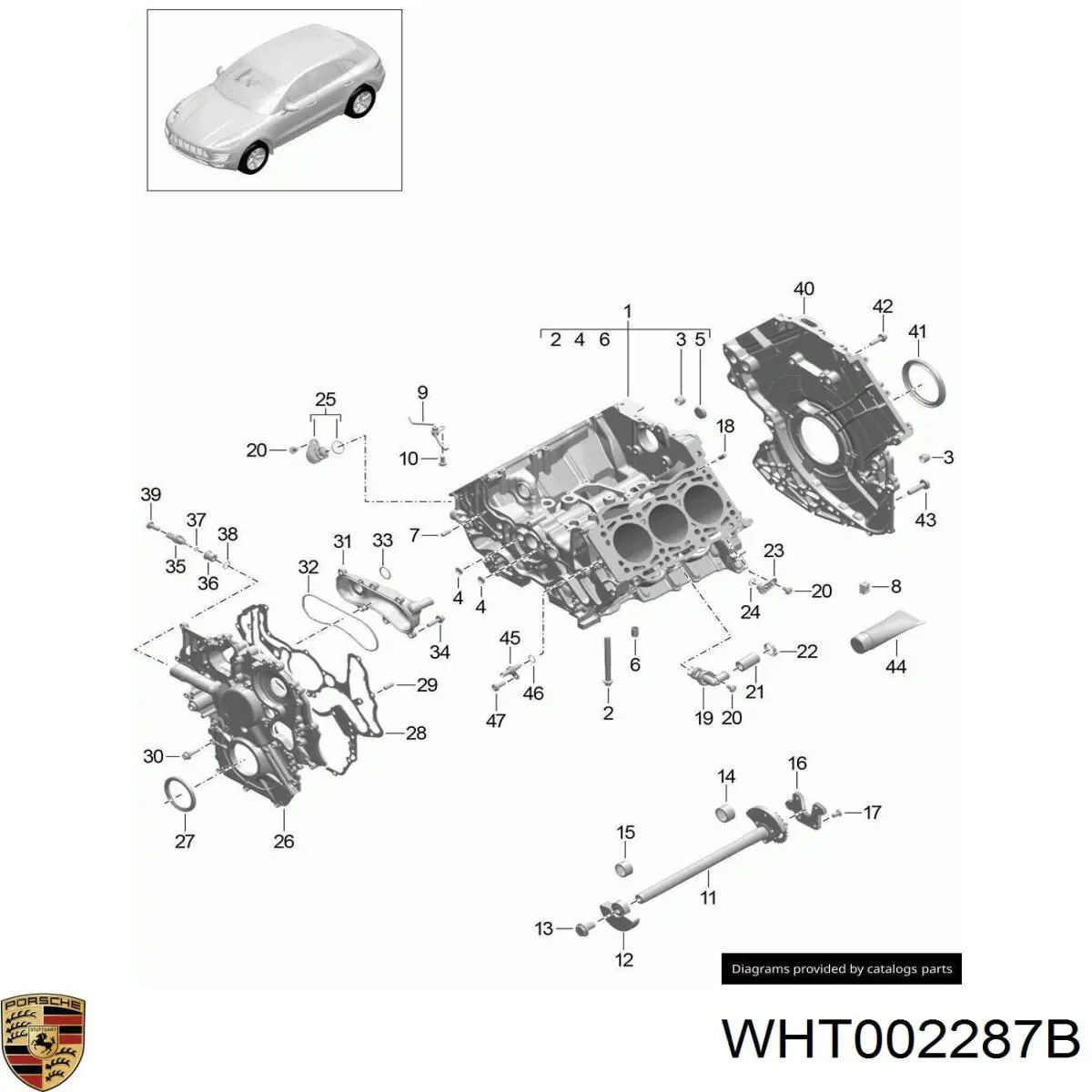 Купити WHT002287B Porsche Ущільнююче кільце датчика температури охолоджуючої рідини