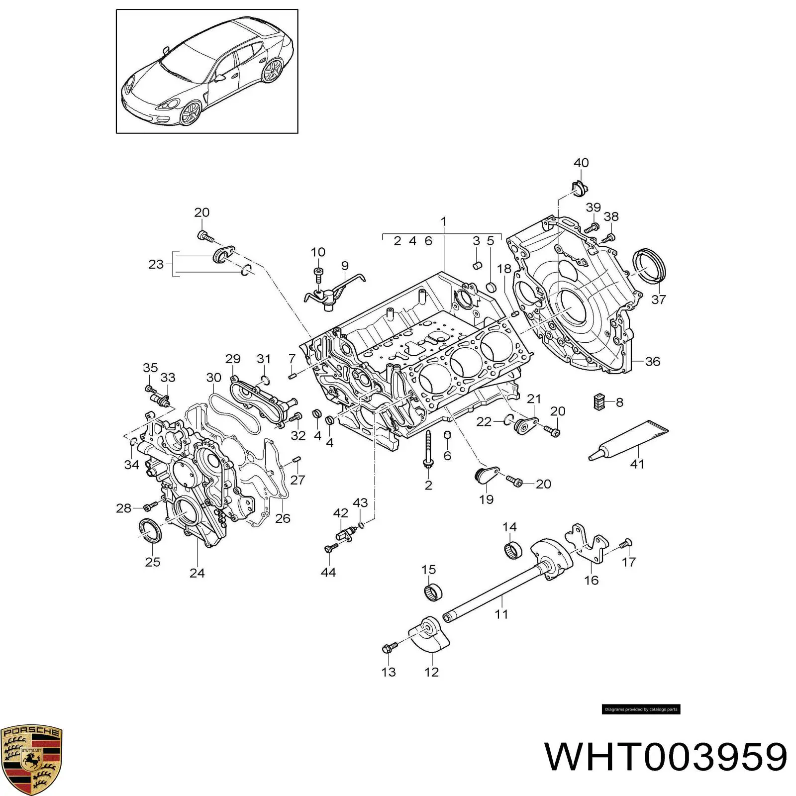  Porsche WHT003959 ціна, від 6.38 USD