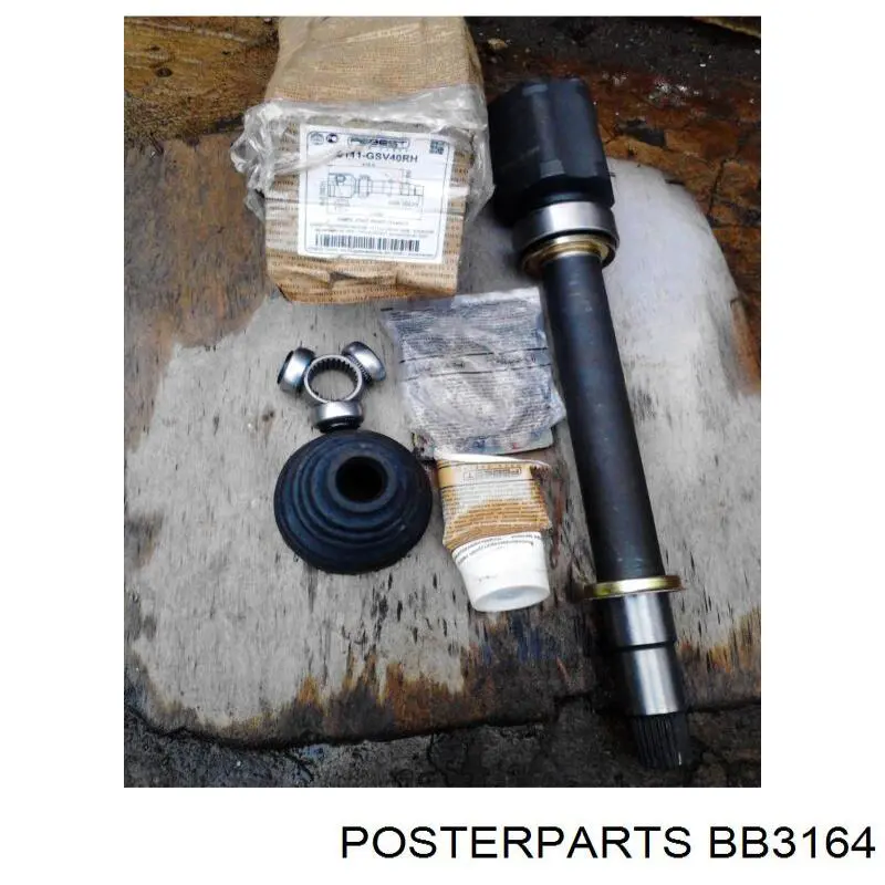 ШРУС карданного валу заднього, задній Posterparts BB3164 ціна, від 34.04 USD