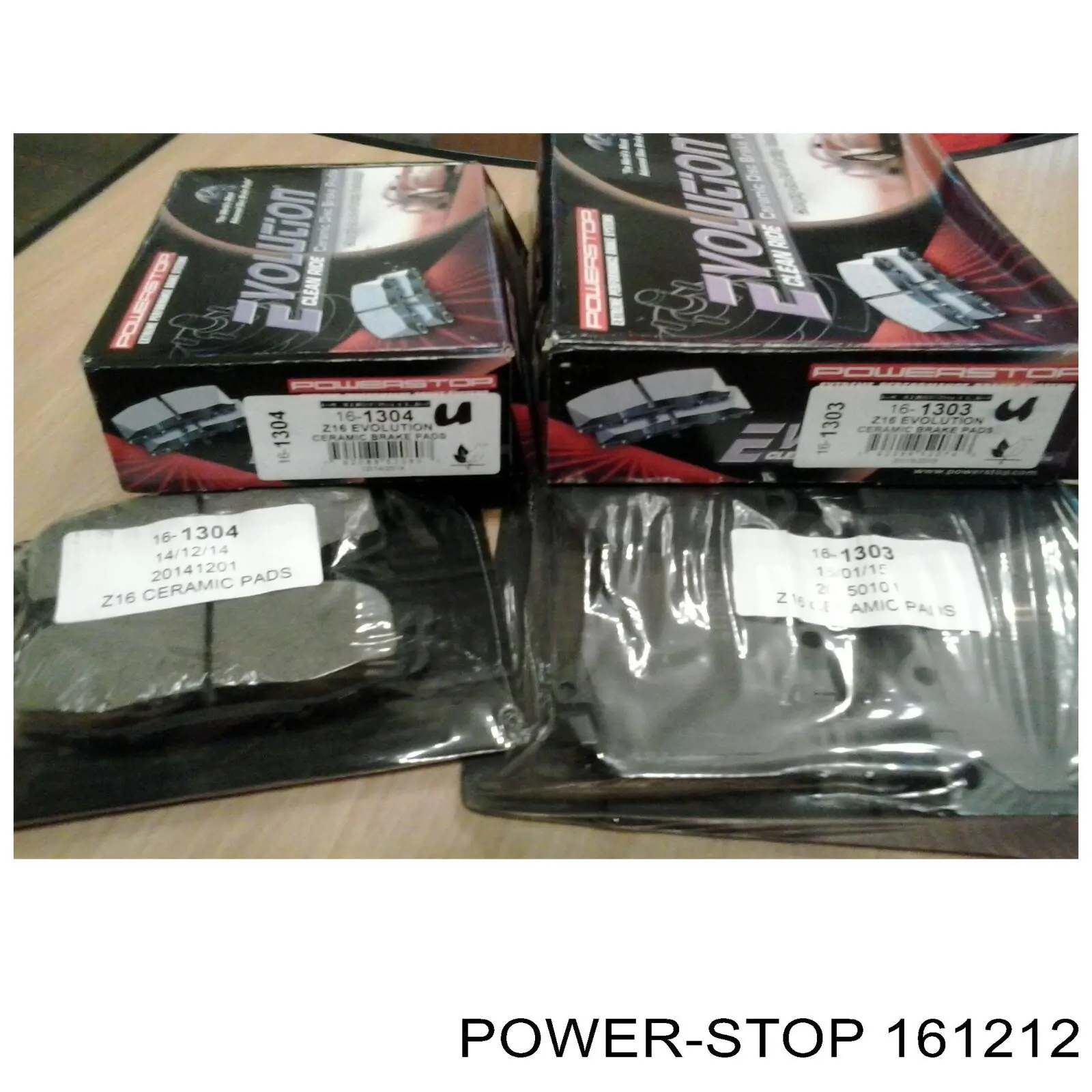 Колодки гальмові задні, дискові 161212 Power Stop