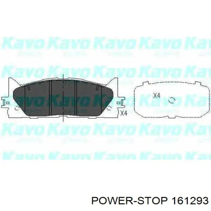 161293 Power Stop Передні гальмівні колодки