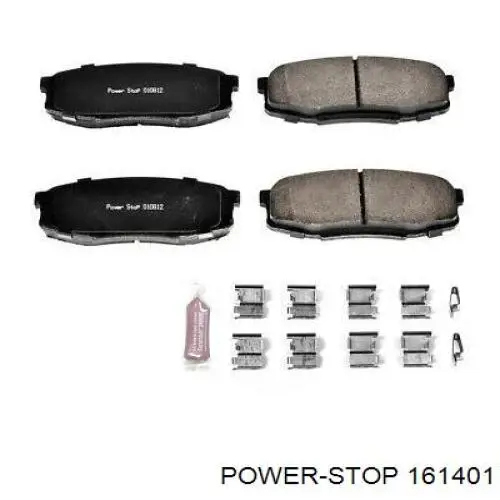 Передні тормозні колодки 161401 Power Stop