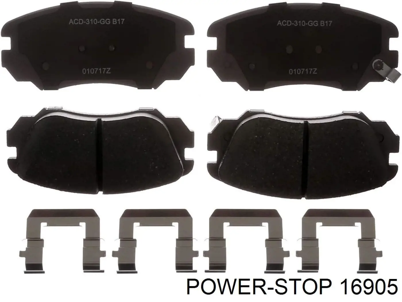 Купити 16905 Power Stop Задні колодки