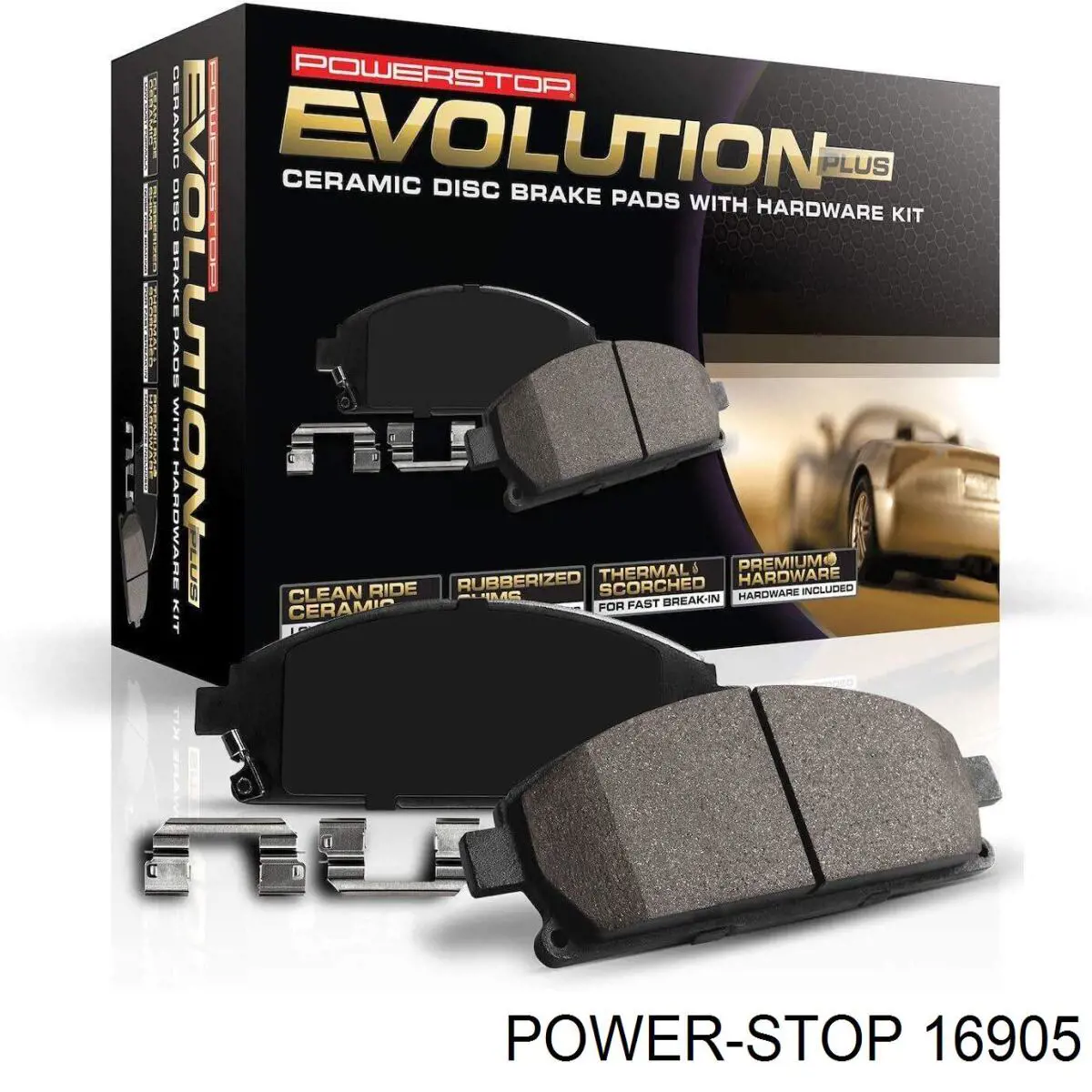 Задні дискові колодки Power Stop 16905