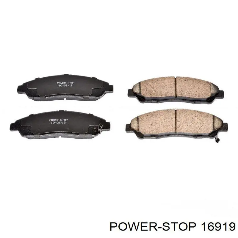 Задні гальмівні колодки 16919 Power Stop