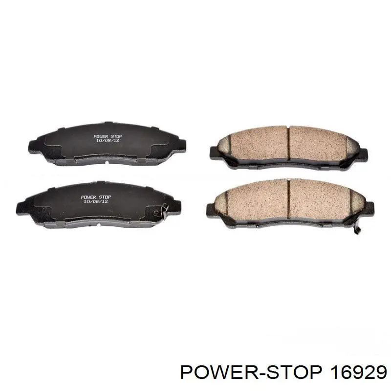Передні тормозні колодки 16929 Power Stop