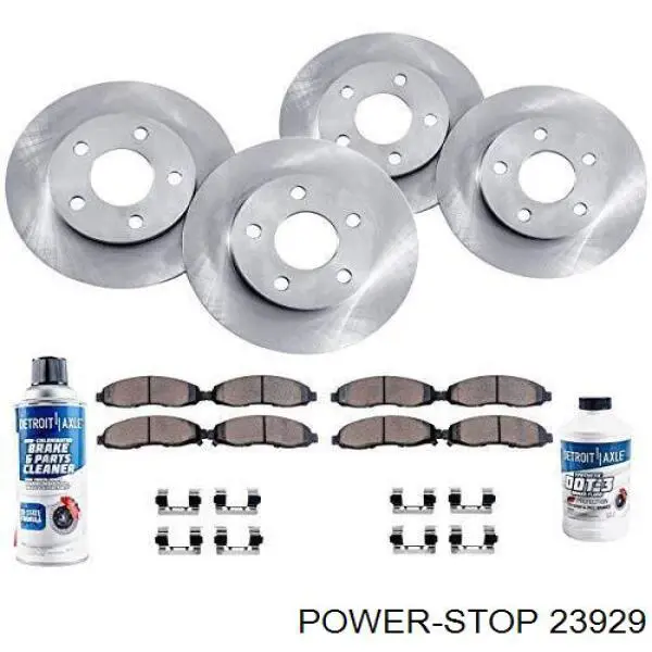 Гальмівні колодки Power Stop 23929 ціна, від 20.32 USD
