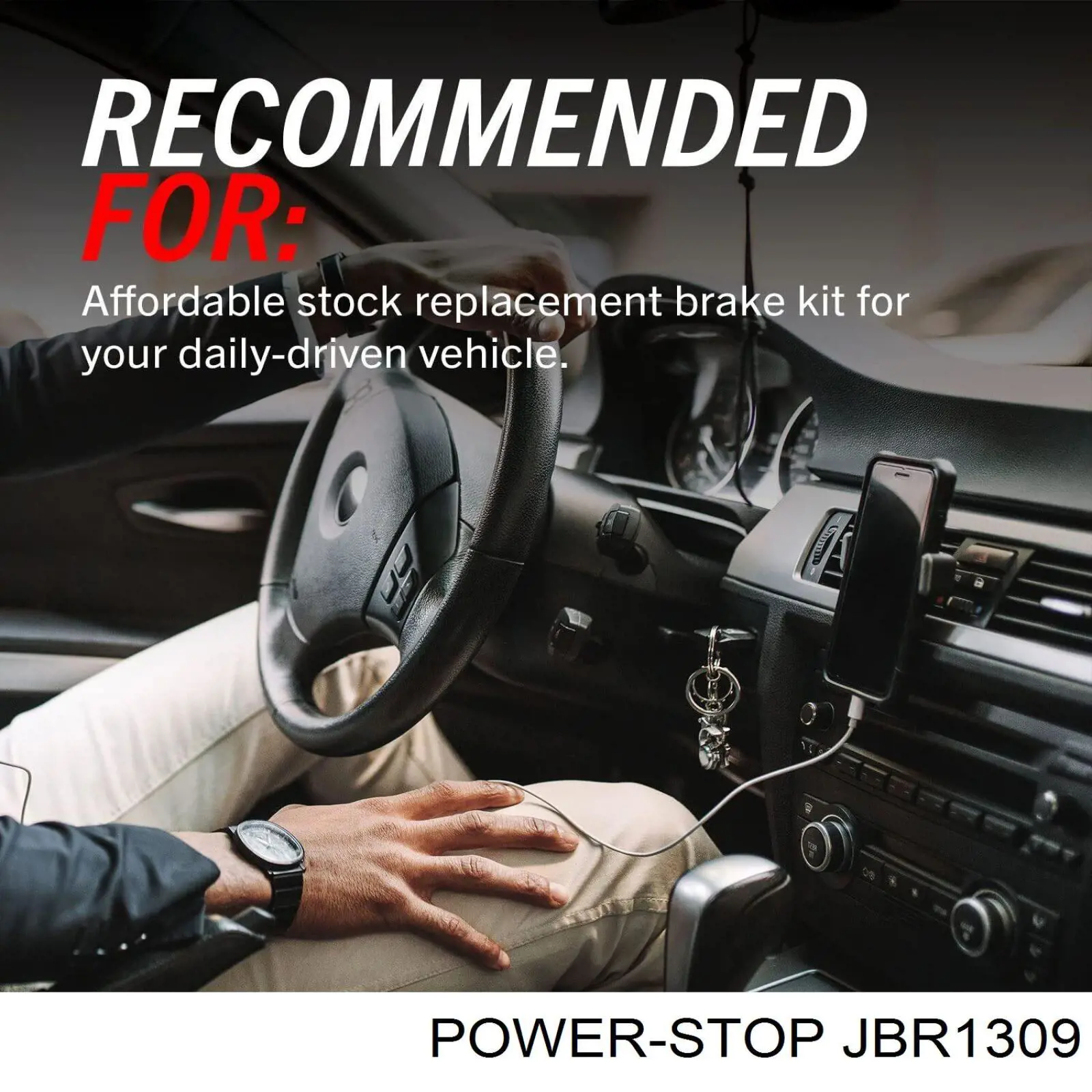 Диск гальмівний передній JBR1309 Power Stop