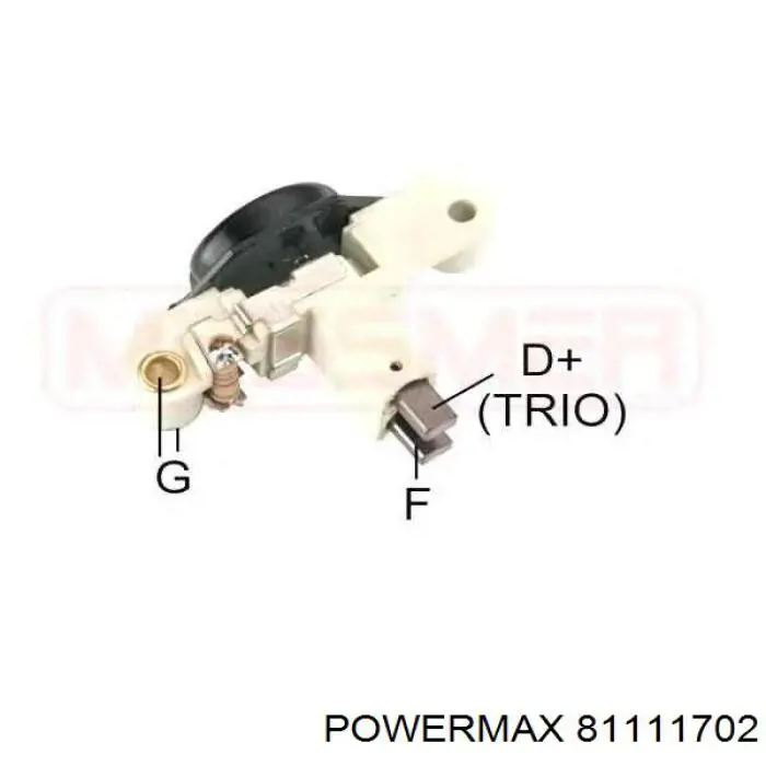Реле зарядки генератора Power MAX 81111702 ціна, від 6.76 USD