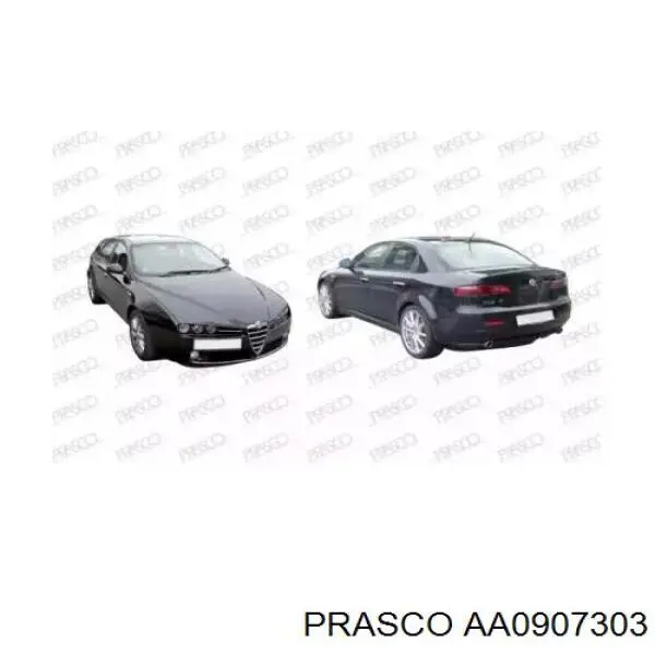 156080860 Fiat/Alfa/Lancia Праве дзеркало заднього виду