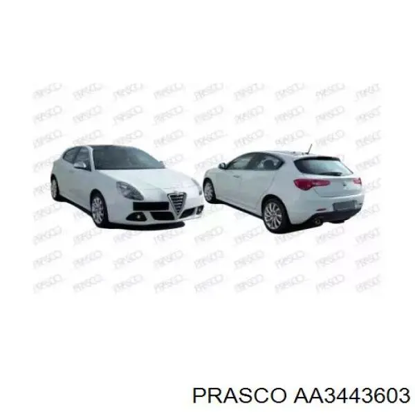  Підкрилок передній правий Alfa Romeo Giulietta 
