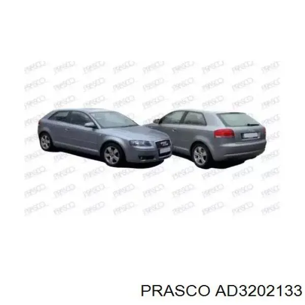  Заглушка/ решітка протитуманних фар бампера переднього, права Audi A3 