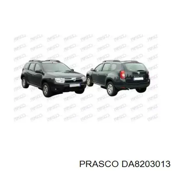 Крило переднє праве Dacia Duster 