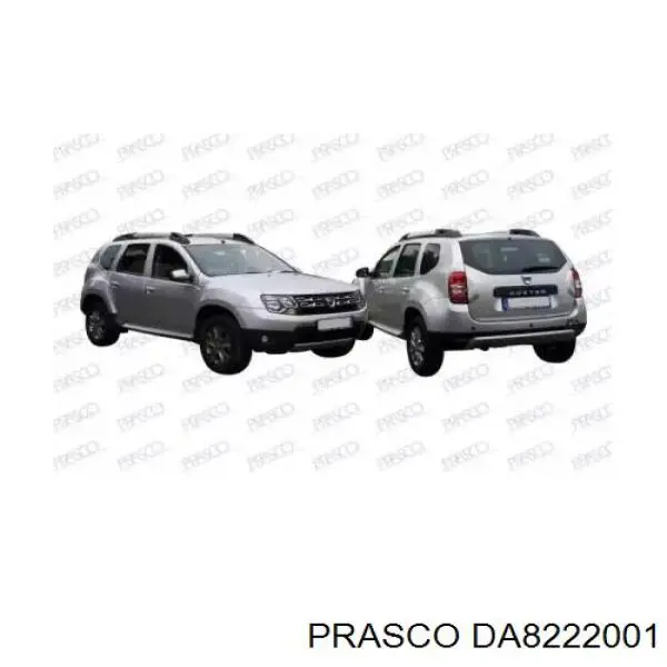 DA8222001 Prasco Решітка радіатора