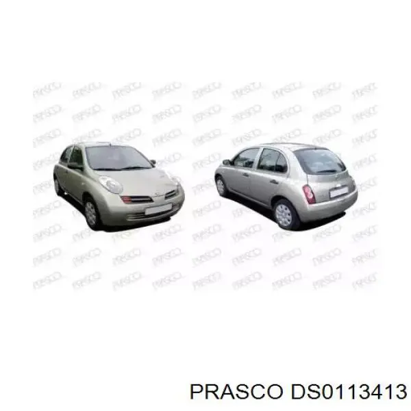  Супорт радіатора правий/монтажна панель кріплення фар Nissan Micra 