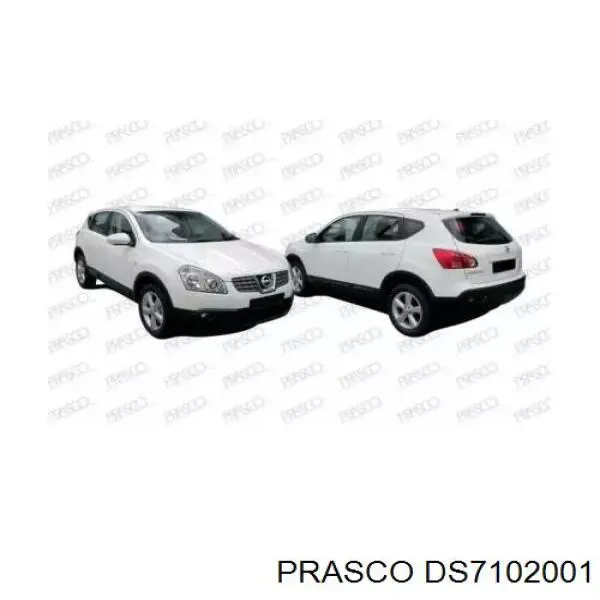 Купити Решітка радіатора Nissan Qashqai I J10